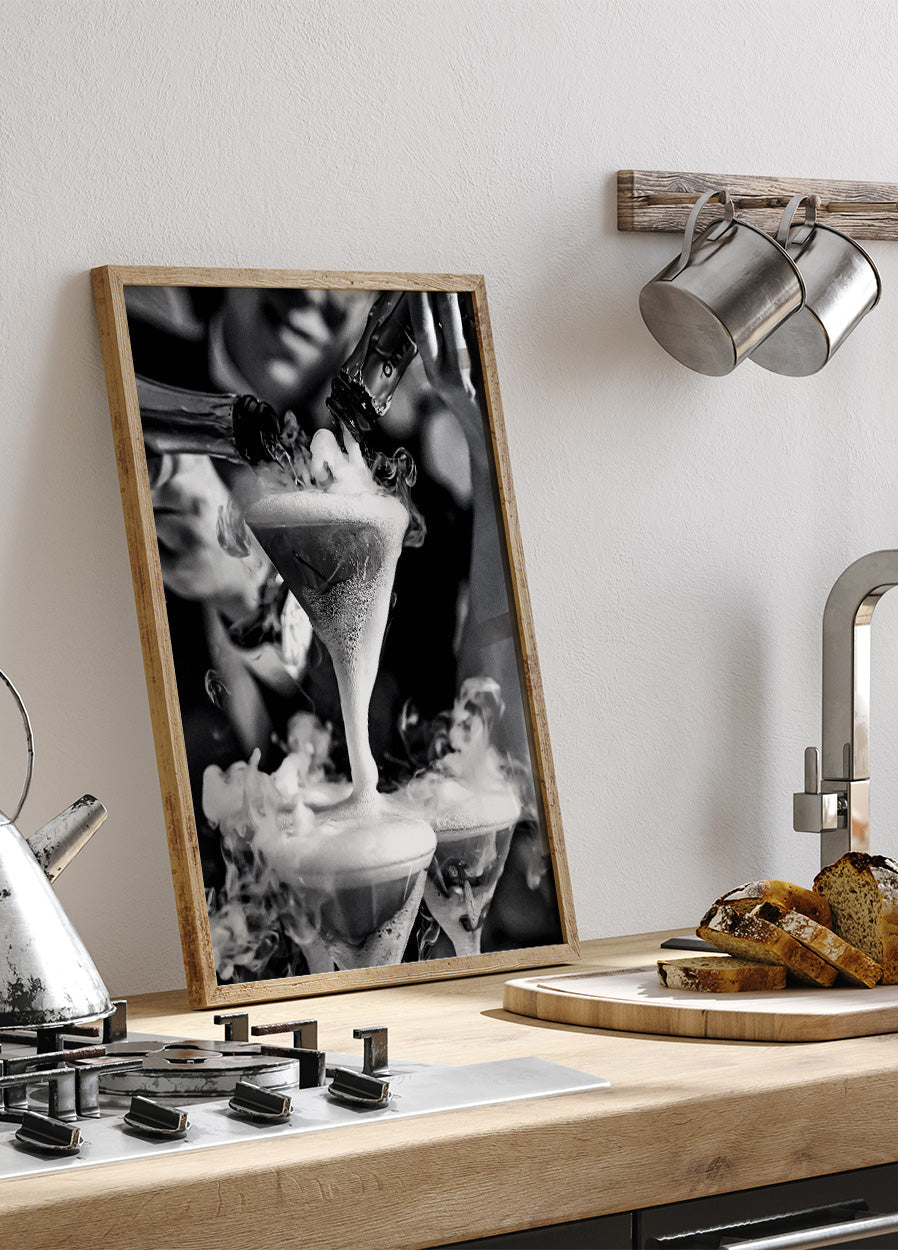 Champagne Fountain Poster - Posterbox.dk
