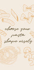 Choose Your Pasta Poster - Posterbox.dk