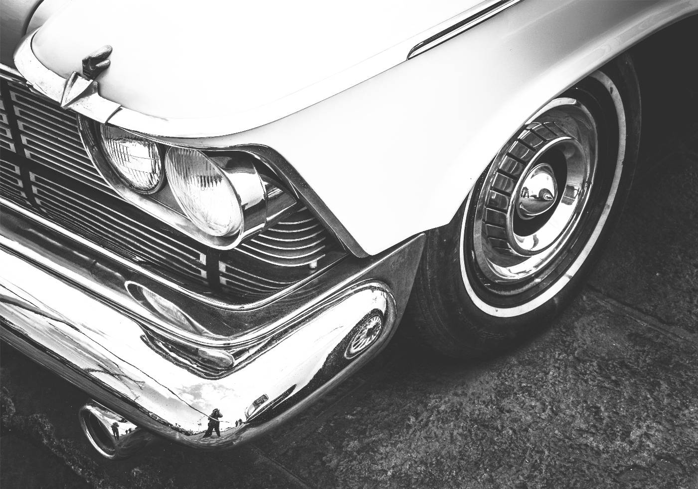 Close-Up Vintage Car Poster - Posterbox.no