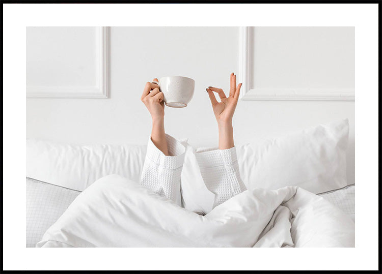 Coffee in Bed Poster - Posterbox.dk