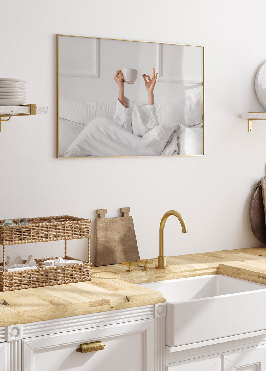 Coffee in Bed Poster - Posterbox.dk