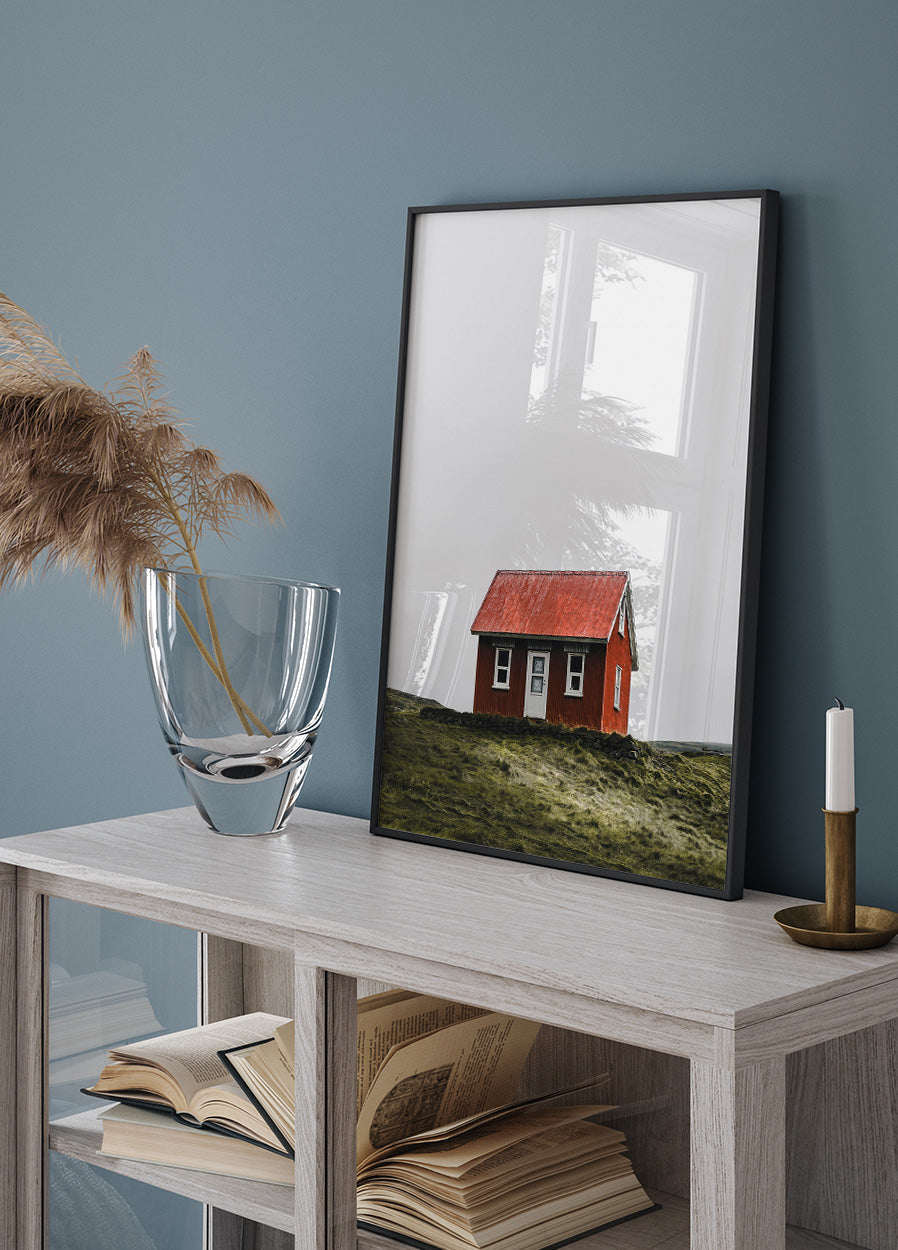 Cabin on Iceland Poster - Posterbox.dk