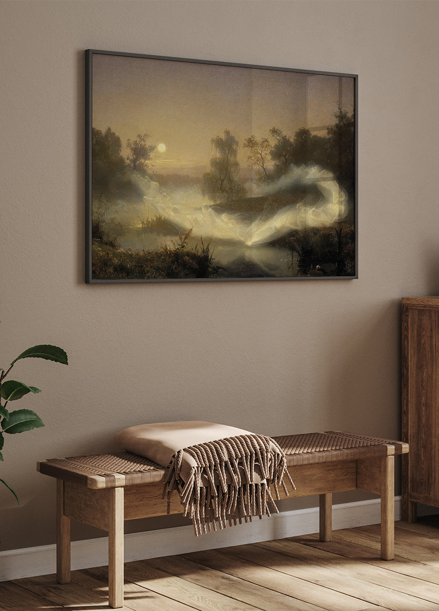 Dancing Fairies By August Malmström Poster - Posterbox.dk