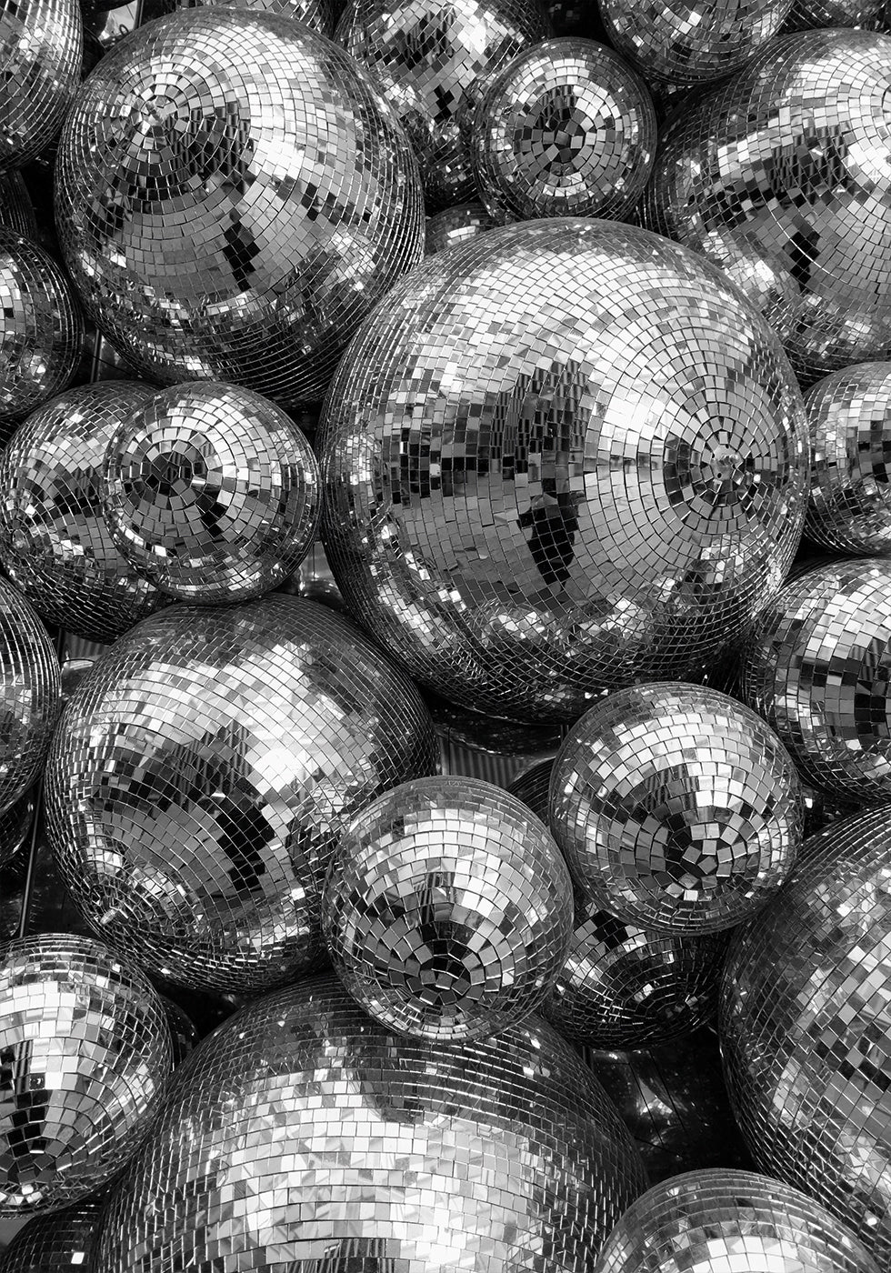 Reflective Disco Balls Poster - Posterbox.dk