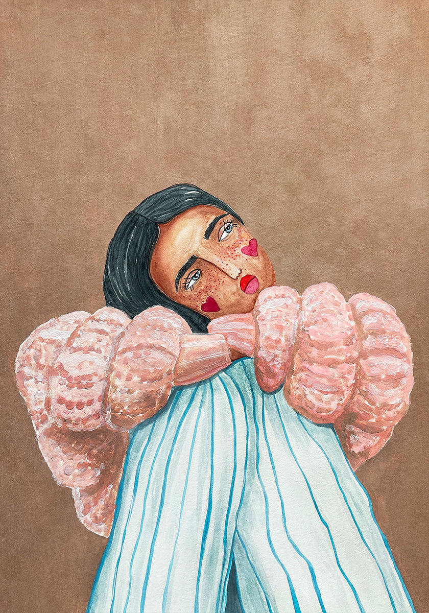 Dreaming girl Poster