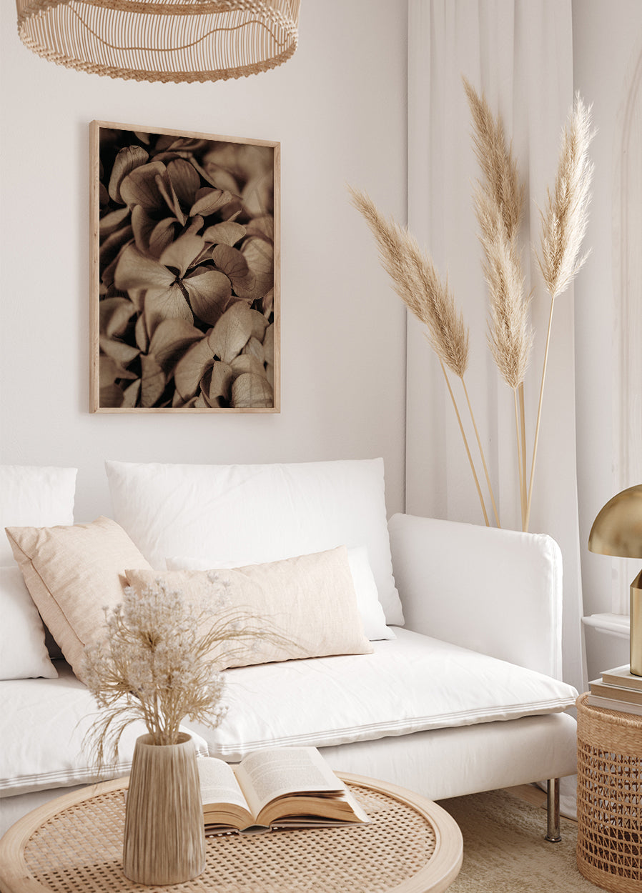 Dried Hydrangea Poster - Posterbox.dk