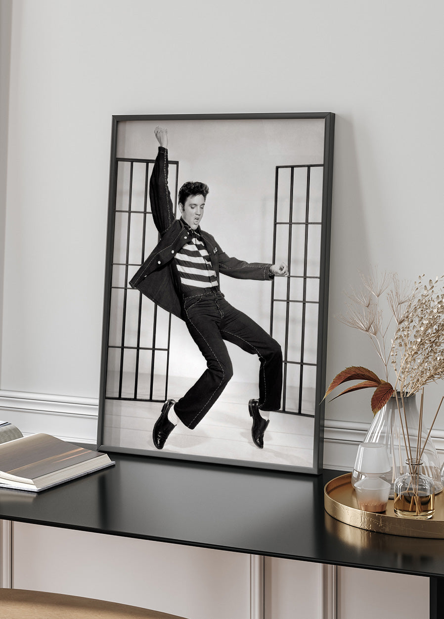 Elvis Presley Dancing Poster - Posterbox.dk