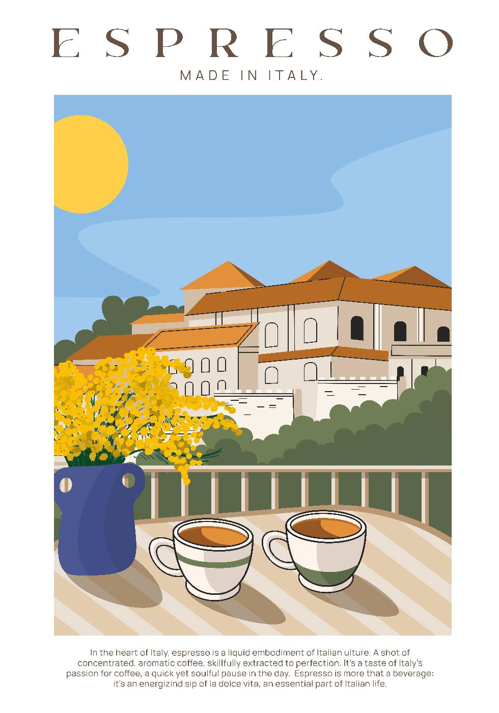Espresso Italy Poster - Posterbox.dk