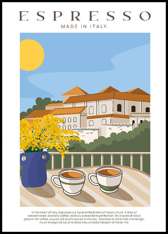 Espresso Italy Poster - Posterbox.dk