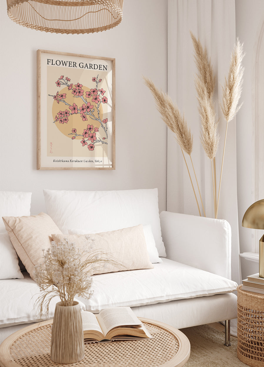 Flower Garden Tokyo Poster - Posterbox.dk