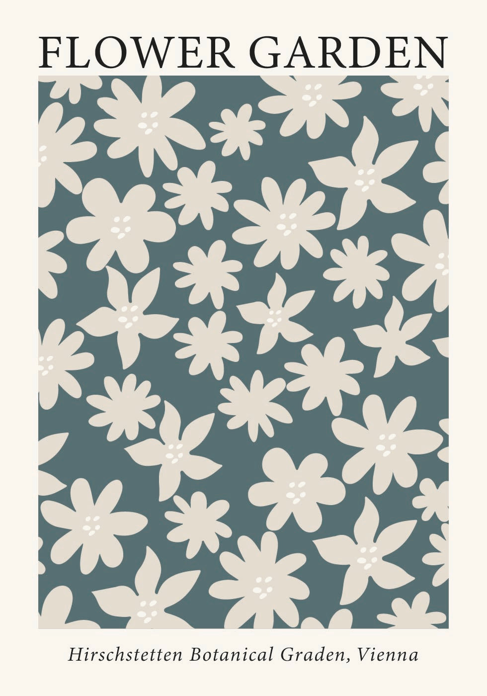 Flower Garden Vienna Poster - Posterbox.dk