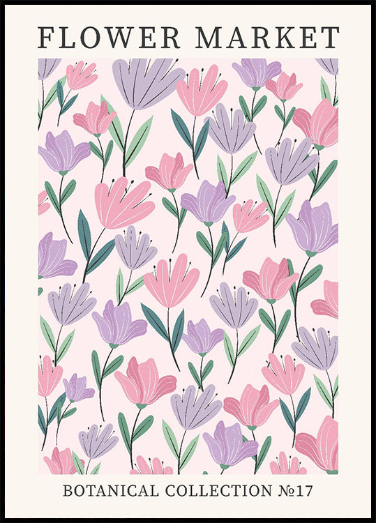 Flower Market Poster - Posterbox.dk