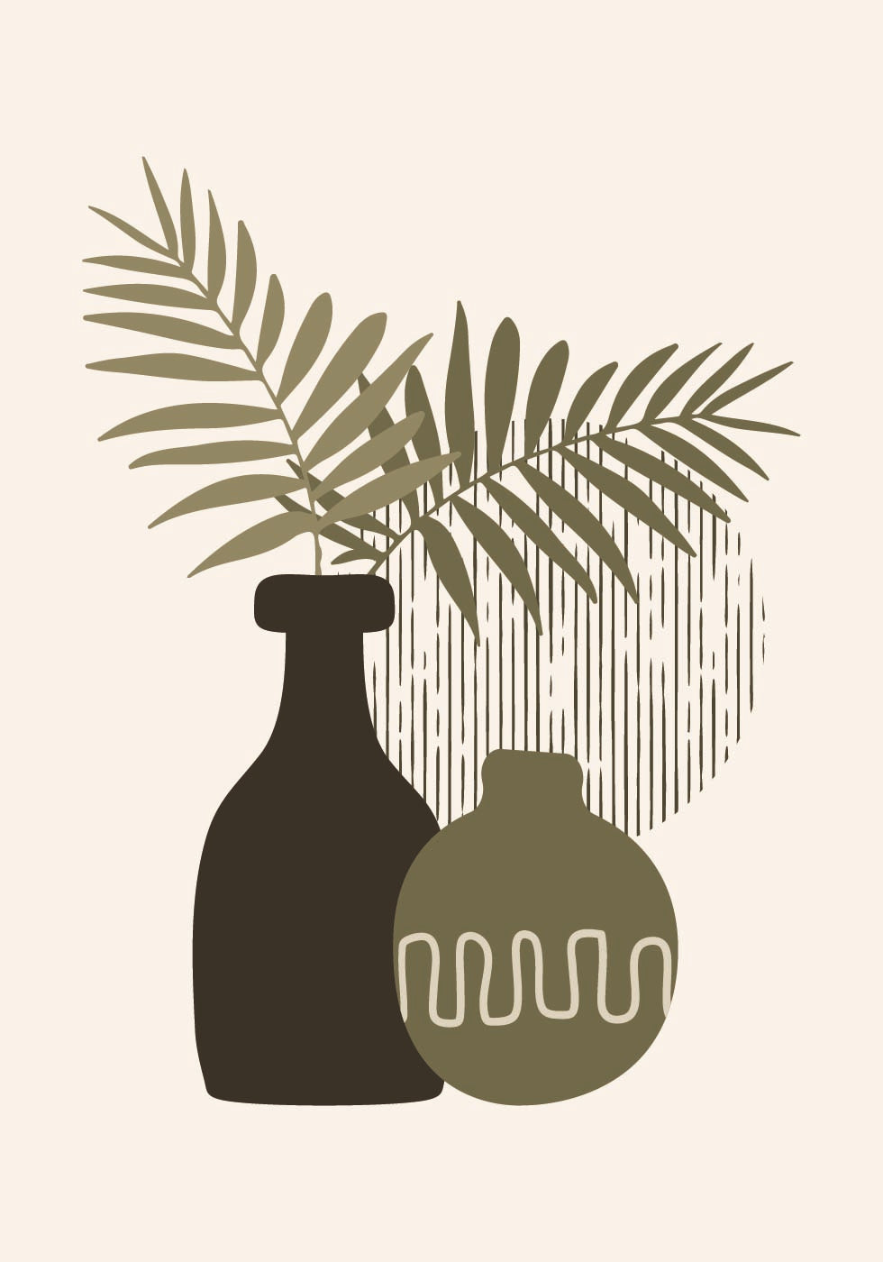 Flower Pots No. 1 Poster - Posterbox.dk