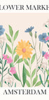 Flower market Amsterdam Poster - Posterbox.dk