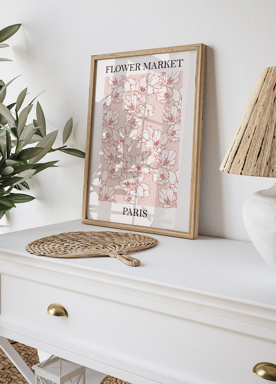 Flower Market Poster - Posterbox.dk
