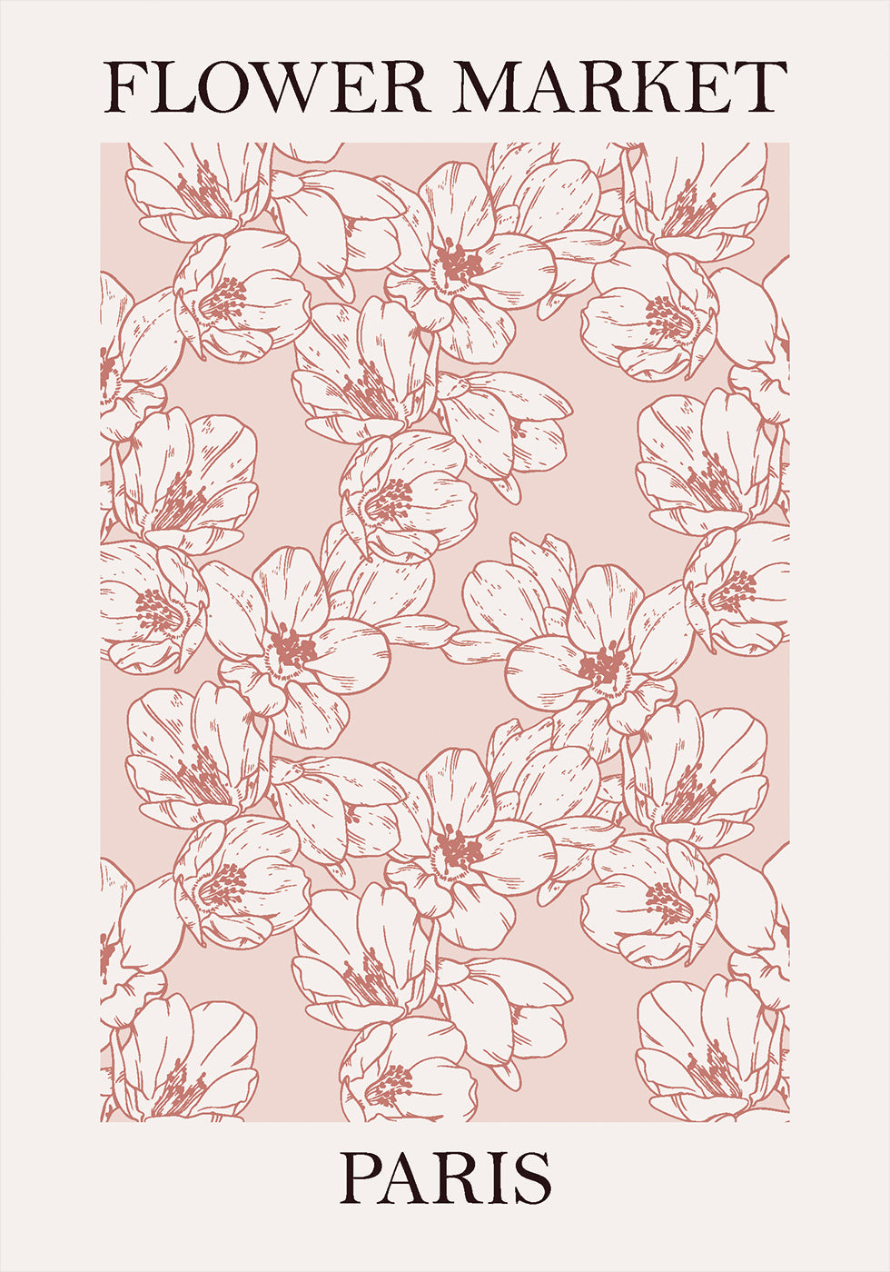 Flower Market Poster - Posterbox.dk