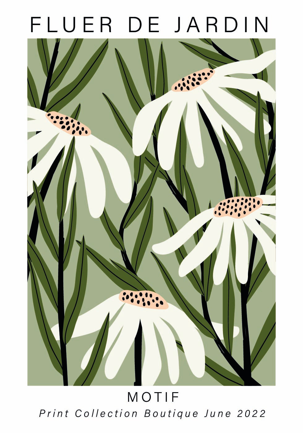 Fleur De Jardin Poster - Posterbox.dk
