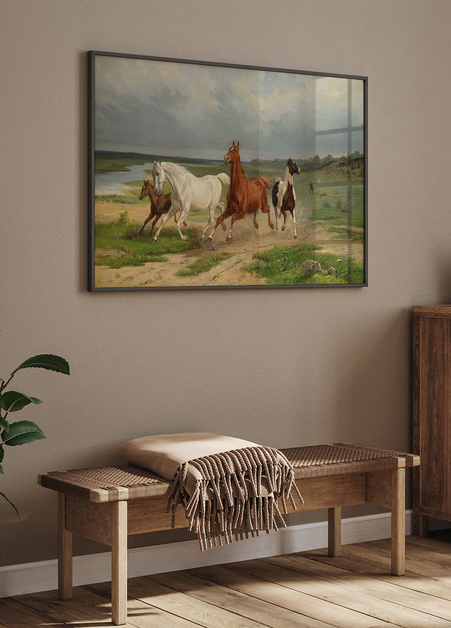 Flying horse stars By Arvid Fredrik Lönnroth Poster - Posterbox.dk