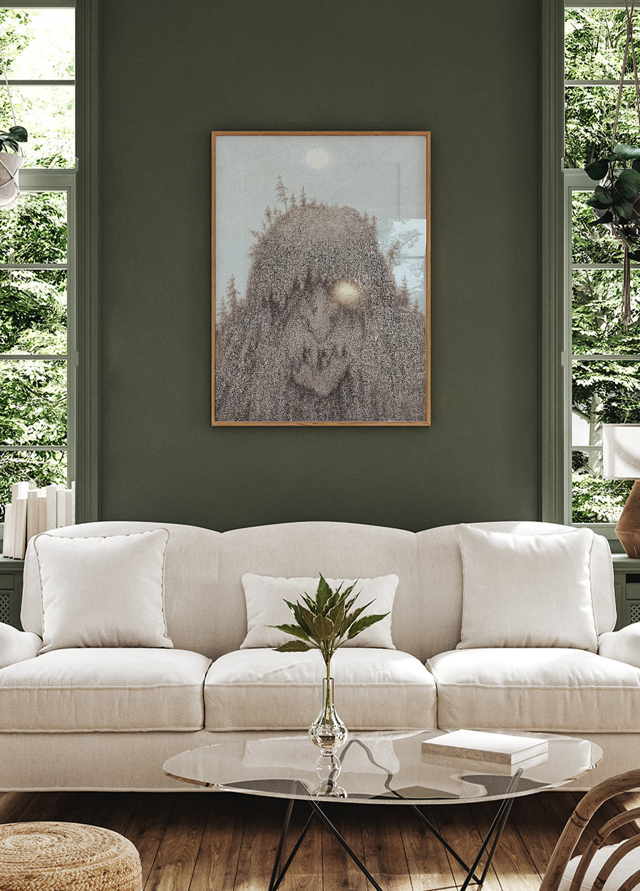 Forest Troll By Theodor Kittelsen Poster - Posterbox.dk