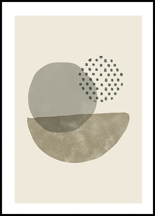 Abstract Shapes and Textures Poster - Posterbox.dk
