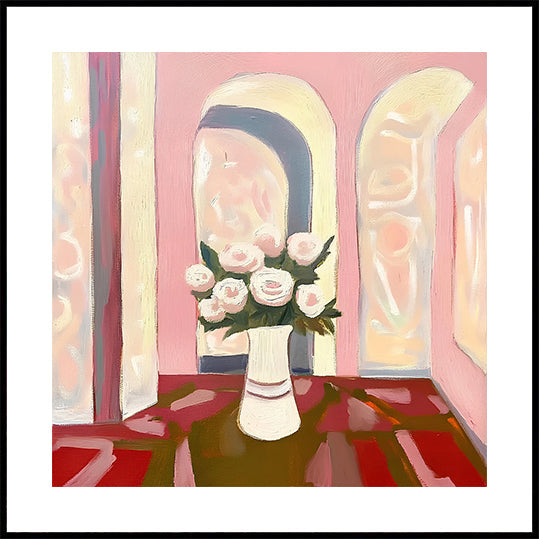 Roses In A Vase Posters