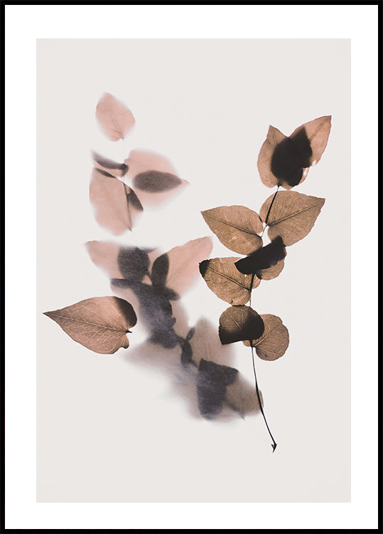 Brown Leaves Poster - Posterbox.dk