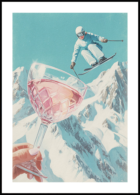 Sip and Ski Poster