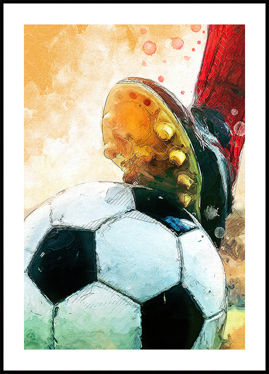 Football 1 sport art Poster