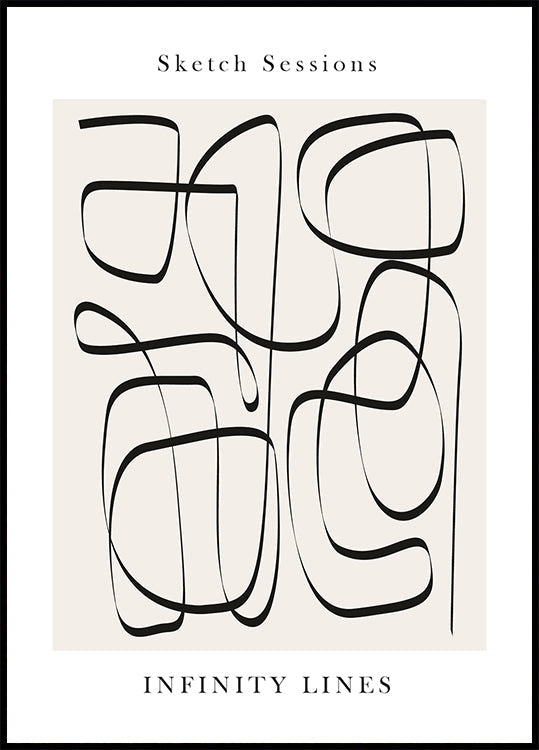 Infinity Lines Poster - Posterbox.dk