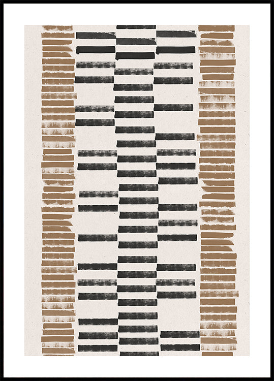 Striped Harmony Poster