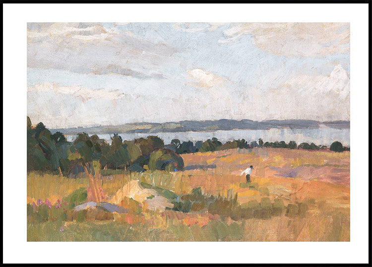 Herbststimmung Am Untersee By Christian Landenberger Poster - Posterbox.dk