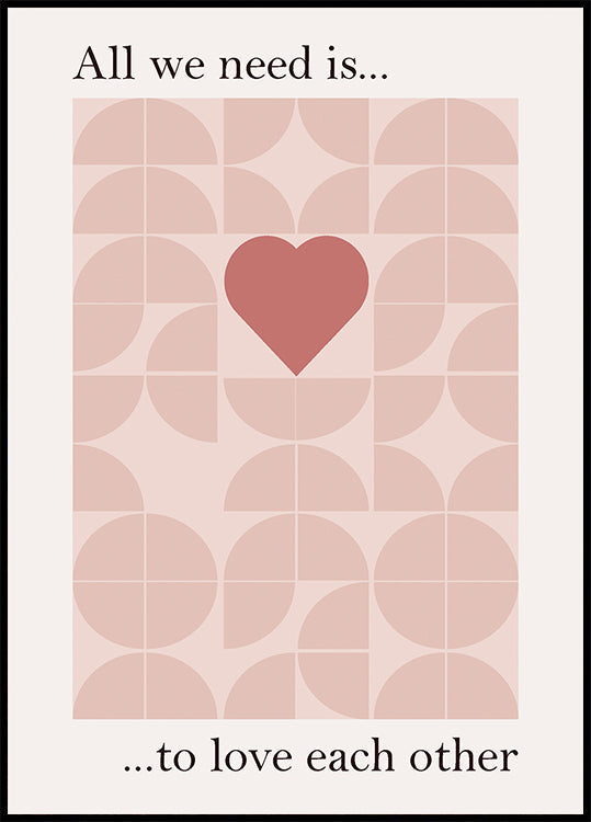 Love and Unity Poster - Posterbox.dk