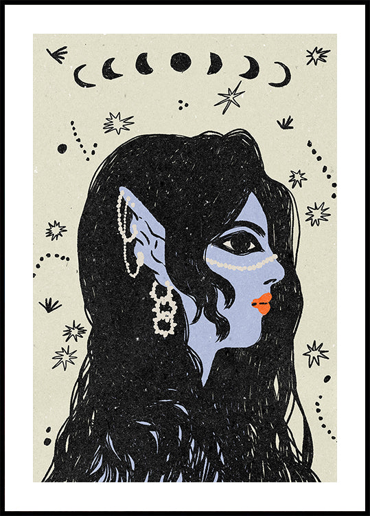 Portrait of a mermaid