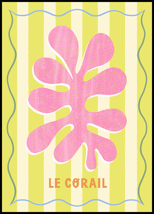 Le Corail Lemon/Cream Poster