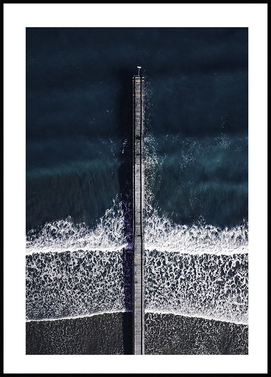 Pier Over Turquoise Waters Poster - Posterbox.dk
