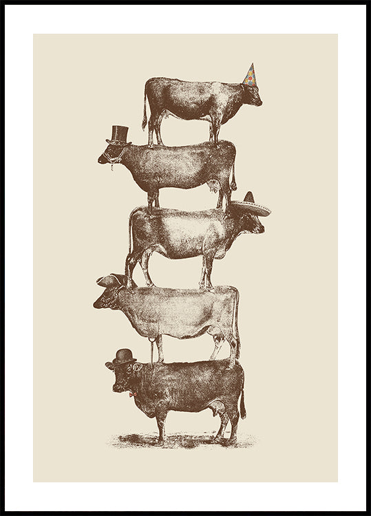 Cow Cow Nuts Poster