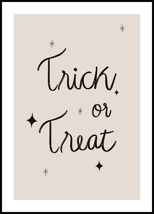 Trick or Treat Poster