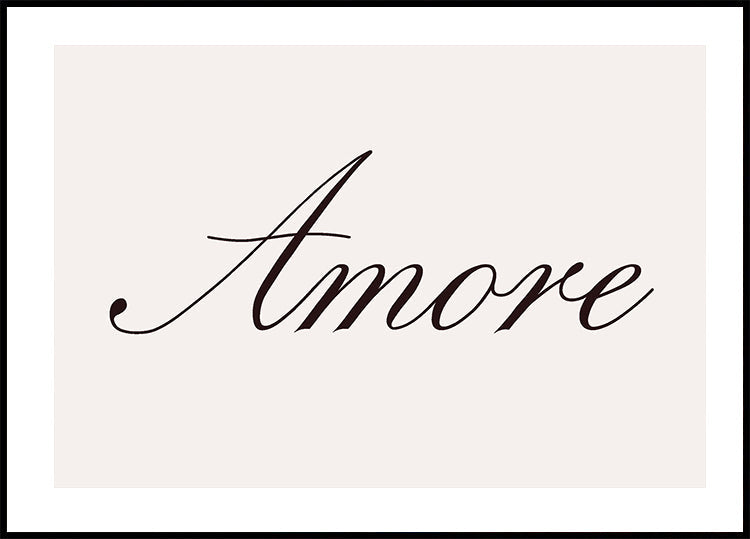 Amore Poster - Posterbox.no