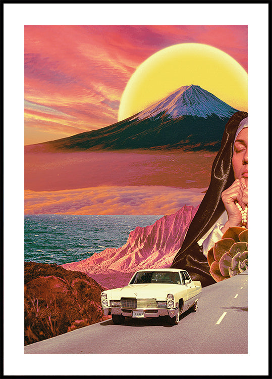 Retro Landscape Collage