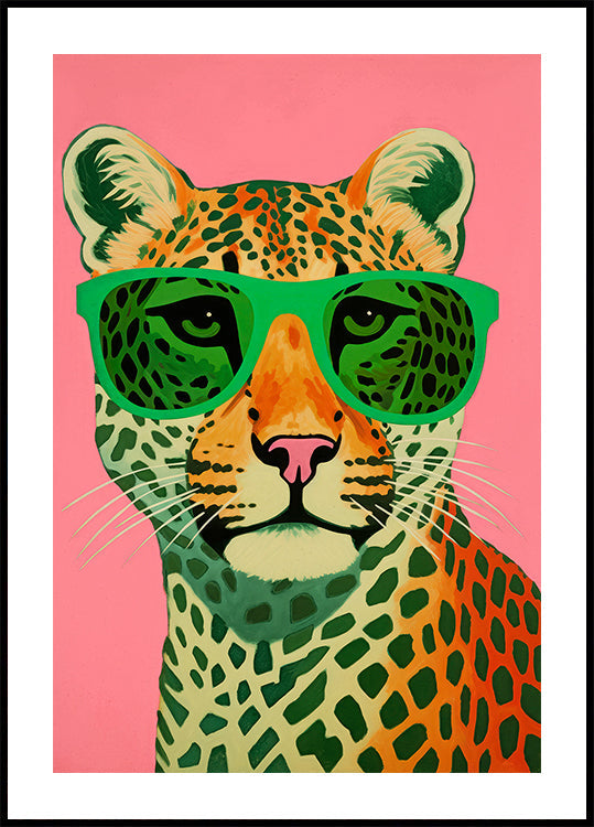 Cool Cat Portrait Poster