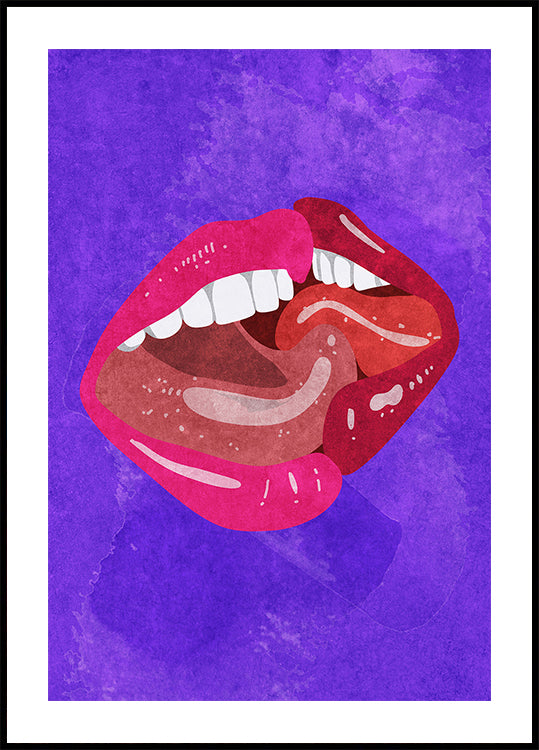Kissing Poster
