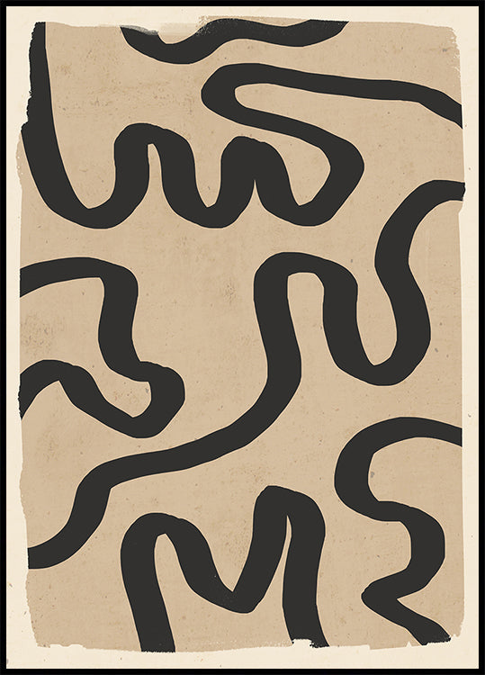 Abstract Line Art 173 Poster