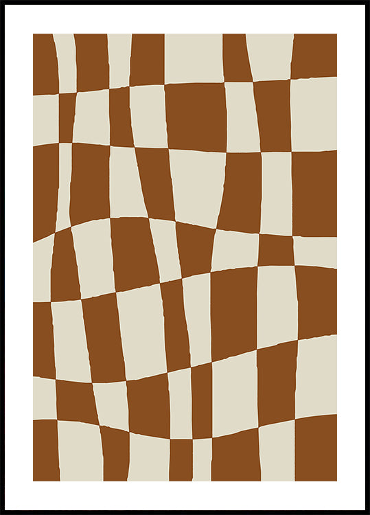 Minimal Checkerboard Poster