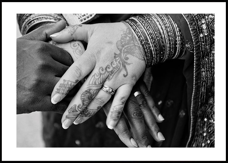 Tattooed Hands Poster - Posterbox.dk
