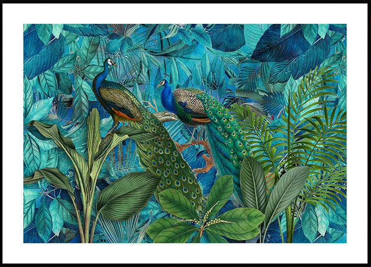 Jungle Birds Garden No1 Poster