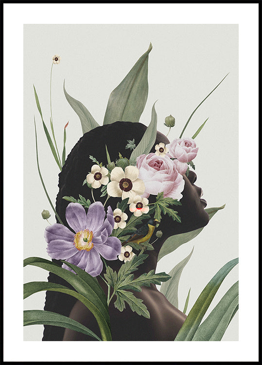 Purple flower Poster