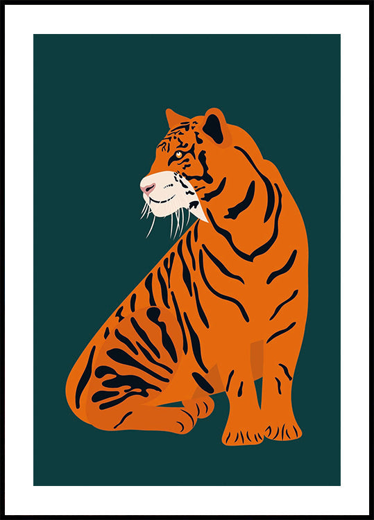 Majestic Tiger Poster