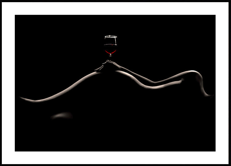 Bodyscape: Wine Tasting Poster