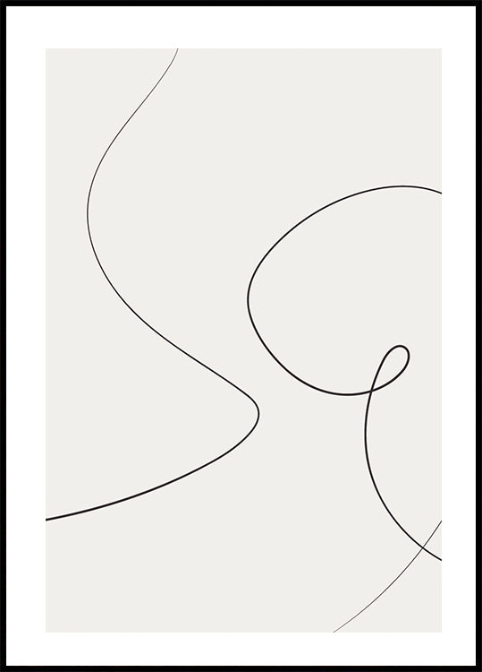 Shapes Line Art No. 2 Poster - Posterbox.dk