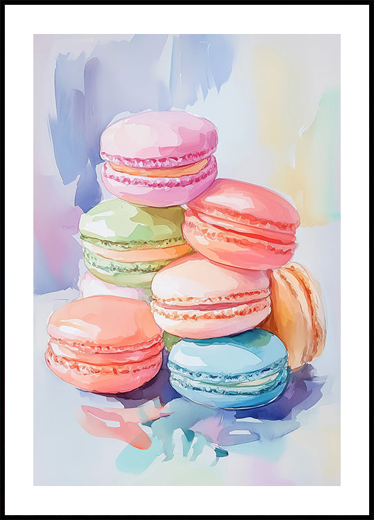 Colorful macarons